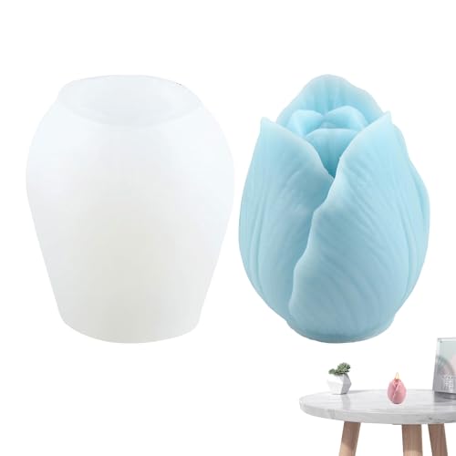 Blumen-Kerzenform, Silikon-Aromatherapie-Formen-Set, 3,3 x 5,9 x 2,2 cm, flexible Antihaft-Kerzen, detaillierte Blumenmuster für Fondant, Kuchen, Dessert, Basteln Blumen-Kerzenform, Silikon-Aromatherapie-Formen-Set, 3,3 x 5,9 x 2,2 cm, flexible Antihaft-Kerzen, detaillierte Blumenmuster für Fondant, Kuchen, Dessert, Basteln von Generisch