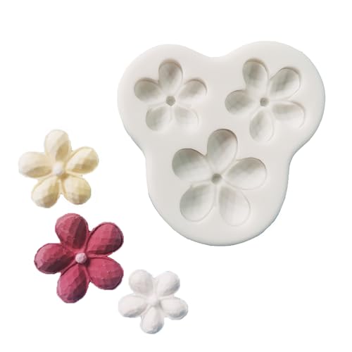 Blumen-Silikonform, 3D Leicht zu Entformendes Kerzenform-Set, Fondant-Kuchenbackformen, für Bonbons Gelee Seife Eis, 50 Stück Blumen-Silikonform, 3D Leicht zu Entformendes Kerzenform-Set, Fondant-Kuchenbackformen, für Bonbons Gelee Seife Eis, 50 Stück von Generisch