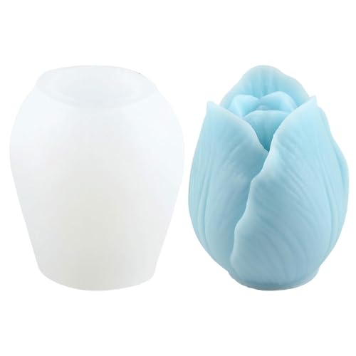 Blumen -Silikonformen - Mehrzweckblumen -Silikonformen | 2-teilige Blumensilikonformen, 2-teiliges Set für Schokolade, Süßigkeiten, Aromatherapie Kerzen, Fondant und Zahnfleischpaste, von Generisch