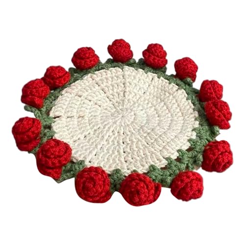 Blumen Untersetzer - Häkelblumen-Strauß Untersetzer | Häkelblumen-Decken Zubehör Für Geburtstagsdeko Küche Wohnzimmer Tischschutz Blumen Untersetzer - Häkelblumen-Strauß Untersetzer | Häkelblumen-Decken Zubehör Für Geburtstagsdeko Küche Wohnzimmer Tischschutz von Generisch