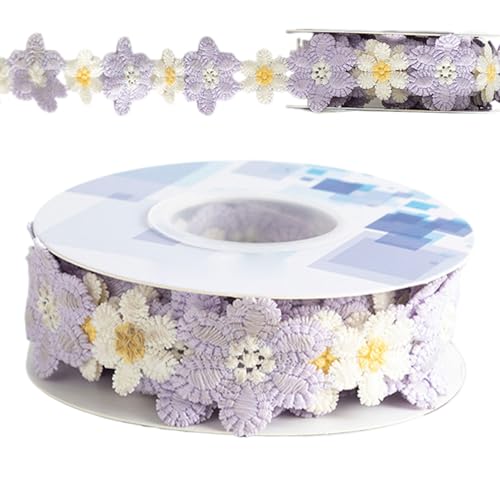 Blumenspitze, Blumenspitzenverkleidung - Sonnenblumenverkleidung | Stoff Verzierungen nähen Stickereien Blumen für Kunstprojekte, Hochzeitskleid von Generisch