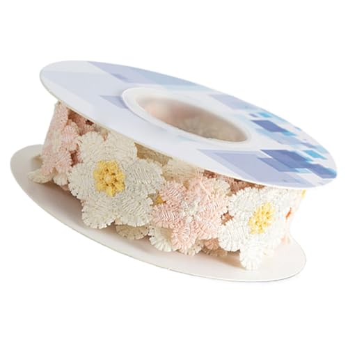 Blumenspitzenverkleidung, Blumenverkleidung | Sonnenblumenverkleidung | Blumenstoff Verzierungen Handwerk Stickerei für Kunstprojekte Hochzeitskleider Haar Banddekoration von Generisch