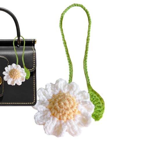 Blumensprout -Lesezeichen - gestrickter Blumenseitenmarker, pflanzlich inspiriertes Lesezeichen | Knosping Blumen -Lesezeichen für Buchliebhaber, handgefertigte dekorative Lesezeichen, Lehrergeschenki von Generisch