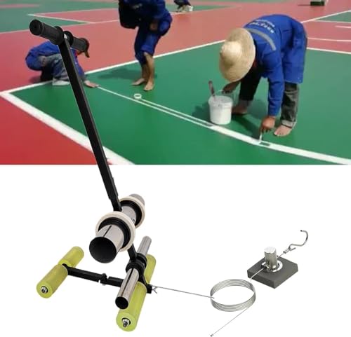 Boden-Klebeband-Applikator, Handspender, Werkzeug mit Zeichenkreis, für Wand- und Bodenmalerei und Versiegelung von Generisch