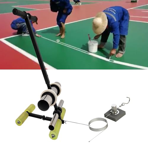 Boden-Klebeband-Applikator mit Kreis-Zeichenset, Handspender, für einfaches Markieren von Sportplätzen und Bodenmalerei Boden-Klebeband-Applikator mit Kreis-Zeichenset, Handspender, für einfaches Markieren von Sportplätzen und Bodenmalerei von Generisch