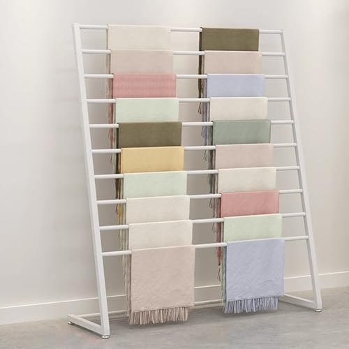 Boden-Organizer, Präsentationsständer für den Einzelhandel, strapazierfähig, mehrere Ablagen, Hängeregal für Schals, Geschenkpapier, Hosen und Jeans von Generisch