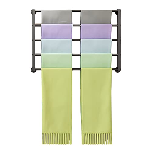 Bodenstehender Präsentationsständer, Metall-Schalständer, Bekleidungsgeschäft, Einzelhandel, Präsentationshalter, Ständer für Schal, Geschenkpapier, Kopftuch, Band, Hijab, Wandmontage von Generisch