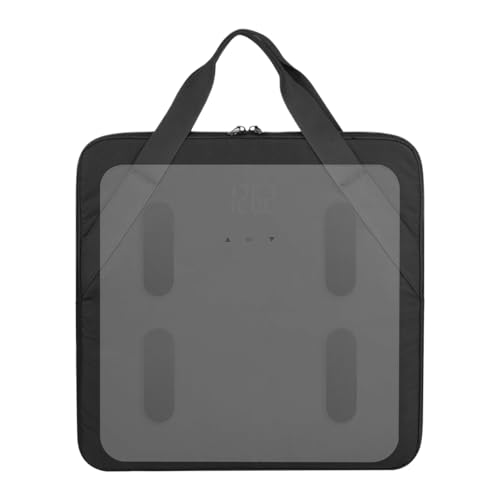 Body Scale Traging Case - Badezimmerskala Reisekoffer, Digitalgewichtsspeicher | Oxford -Stoff Mit Plüschstoff, Doppel -Reißverschluss -Gurt Design Für Gepäck, Urlaub, Fitnessstudio, Hotel, Outdoor, S von Generisch