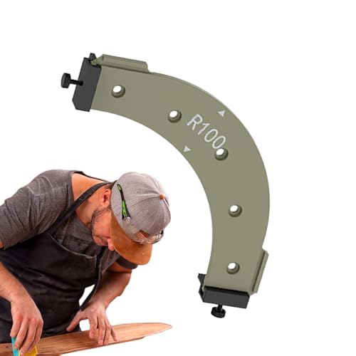 Bogenschablone für Holzbearbeitung, runde Ecken, große, präzise Holzbearbeitungsschablonen, leicht, hochfest, für den Innen- und Außenbereich Bogenschablone für Holzbearbeitung, runde Ecken, große, präzise Holzbearbeitungsschablonen, leicht, hochfest, für den Innen- und Außenbereich von Generisch