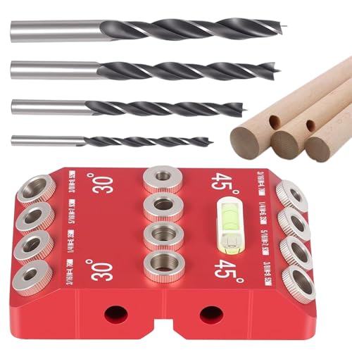 Bohrschablone Für Gerade Löcher - Bohrvorrichtung Für Winkelbohrungen In 30 45 90 Grad - Präzisionsausrichtung Zubehör für Holzwerkarbeit Treppengeländer Decks Geländer universell einsetzbar Bohrschablone Für Gerade Löcher - Bohrvorrichtung Für Winkelbohrungen In 30 45 90 Grad - Präzisionsausrichtung Zubehör für Holzwerkarbeit Treppengeländer Decks Geländer universell einsetzbar von Generisch