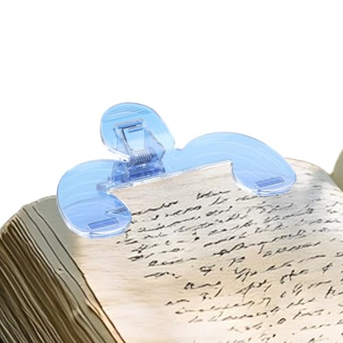Book -Seitenhalter, Buchclip, Praktisches Buch Leseeröffner, Leichtes Design, Accessoires für Studenten, Fachkräfte und Leser von Generisch
