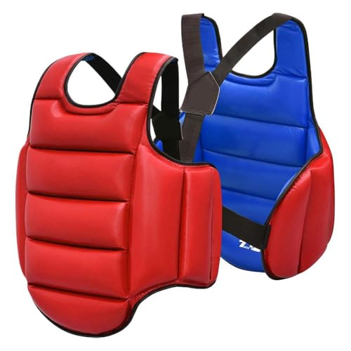 Box-Körperschutz, wendbar, Boxen, Brustschutz, Kickboxen, MMA, Muay Thai, Körperschutz, verstellbar, Kampfsport, Oberbauch-Rippenschutz, Taekwondo TKD Weste Box-Körperschutz, wendbar, Boxen, Brustschutz, Kickboxen, MMA, Muay Thai, Körperschutz, verstellbar, Kampfsport, Oberbauch-Rippenschutz, Taekwondo TKD Weste von Generisch