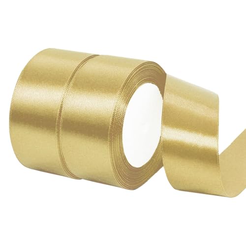 Breites Satinband, 2 Rollen Blumenband, Blumenstrauß, dekoratives breites doppelseitiges Blumenband für Party, Blumenstrauß Breites Satinband, 2 Rollen Blumenband, Blumenstrauß, dekoratives breites doppelseitiges Blumenband für Party, Blumenstrauß von Generisch