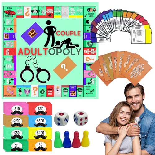 Brettspiele für Paare | Tragbares Paarverbindungs-Partyspiel - Interaktive Date-Nacht-Karte für Familientreffen, Valentinstag, Candlelit Dinner von Generisch
