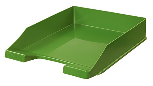 Briefablage klassisch/Basic für Format DIN A4 stapelbar, stabil (Grün, 2er Set) von Generisch
