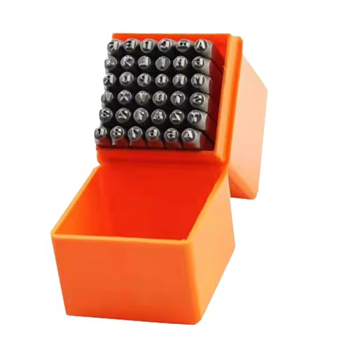 Briefstempelkit Tragbarer Schmuckfaktor, Leichtes Alphabet Punch Kit | Langlebiger Ring -Typenschild Stempeldruck, Präzisionsstempelwerkzeug Für Schmuckhandwerk Personalisierte Gravur Briefstempelkit Tragbarer Schmuckfaktor, Leichtes Alphabet Punch Kit | Langlebiger Ring -Typenschild Stempeldruck, Präzisionsstempelwerkzeug Für Schmuckhandwerk Personalisierte Gravur von Generisch