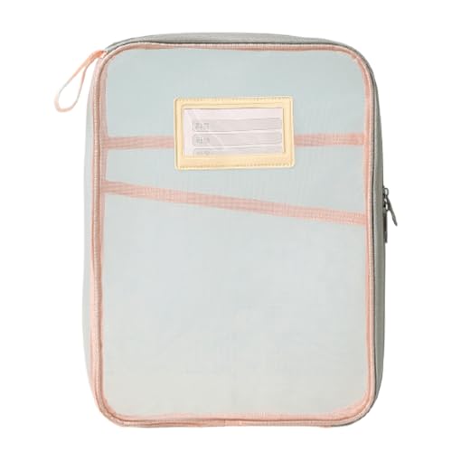 Brieftaschen | Dokumenten-Netztaschen mit Reißverschluss | Reißverschlusstasche wasserdicht – transparente Dokumentenmappe für Schule, Büro, Zuhause, Dokumentenhalter von Generisch