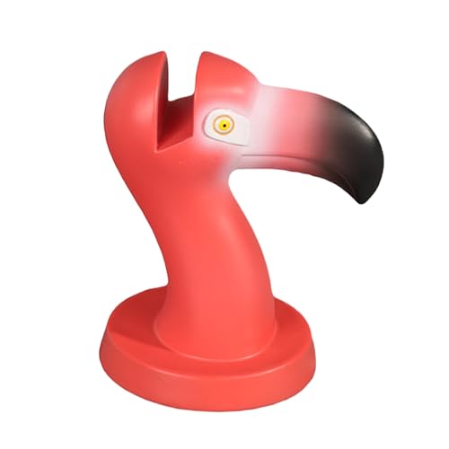 Brillenhalter, niedlicher Flamingo-Brillenhalter aus Holz, kreativ, modisch, handgefertigt, für Zuhause, Arbeitsplatz, Kommode, Badezimmer, Schlafzimmer von Generisch