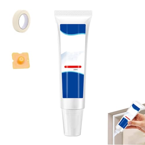 Britneed Edge Strip Anti-Detachment Glue, Kleber Gel Starkkleber mit Werkzeug, Exterior Corner Strip Adhesive Glues, Parkettkleber, Spezialkleber für Zierleisten, für verschiedene Oberflächen (1) von Generisch