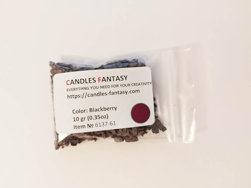 Brombeer BEKRO Kerzenfarbe - für Paraffin, Bienenwachs, Soja, Stearin, Palmwachs - Made in Germany (500g) von Generisch