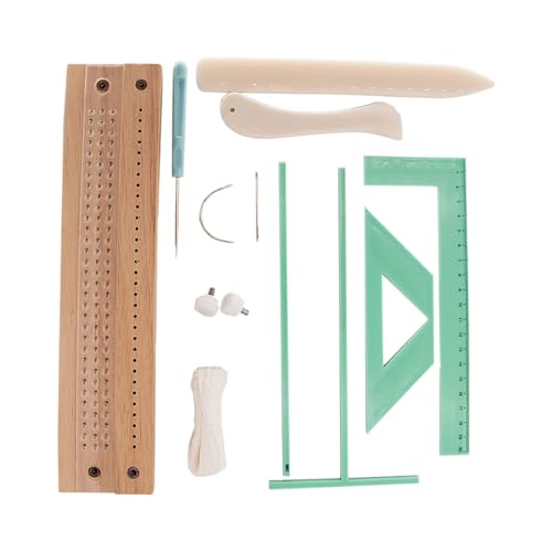Buch-Neubindungsset | Handbuchbinden Prägewerkzeug Leitsystem | Bindezubehör Zum Manuellen Nähen Für Alben Papierarbeiten Scrapbooking Lehrer Schüler Buch-Neubindungsset | Handbuchbinden Prägewerkzeug Leitsystem | Bindezubehör Zum Manuellen Nähen Für Alben Papierarbeiten Scrapbooking Lehrer Schüler von Generisch