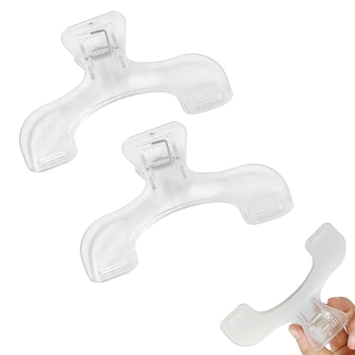 Buchklammer zum Lesen, transparenter Buchclip, Buchseitenhalter, Seitenhalter zum Lesen, Büroklammer, Lesezeichenhalter, Lesezubehör für Buchliebhaber, 2 Stück Buchklammer zum Lesen, transparenter Buchclip, Buchseitenhalter, Seitenhalter zum Lesen, Büroklammer, Lesezeichenhalter, Lesezubehör für Buchliebhaber, 2 Stück von Generisch
