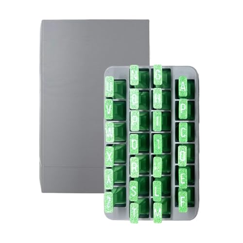 Buchstaben Und Zahlen Stempel Set - Keramik-Prägestempel Für Buchstaben - Kunsthandwerk Prägeschablone Buchstaben Und Zahlen Stempel Set - Keramik-Prägestempel Für Buchstaben - Kunsthandwerk Prägeschablone von Generisch