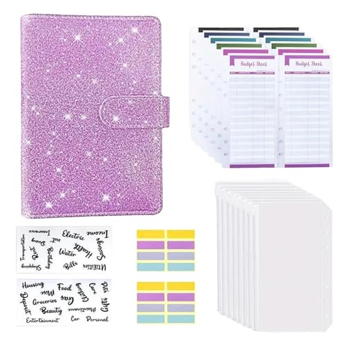 Budgetbuch, Challenge-Geldsparbuch|Einfache und unterhaltsame Art und Weise, A6-Spar-Herausforderungsordner - Kreativer Geld-Budget-Organizer mit Aufklebern und Ausgaben-Budgetblättern Budgetbuch, Challenge-Geldsparbuch|Einfache und unterhaltsame Art und Weise, A6-Spar-Herausforderungsordner - Kreativer Geld-Budget-Organizer mit Aufklebern und Ausgaben-Budgetblättern von Generisch