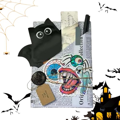 Bücher Date - Halloween Mystery Buch Überraschungslektüre - Handgefertigtes Buchgeschenk Geschenkidee Für Bücherwürmer Party Mitgebsel von Generisch