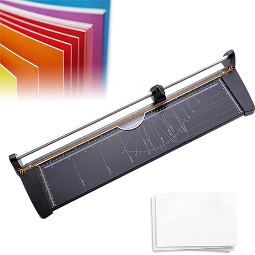 Büro-Papierschneider, leichtes Design für einfache Handhabung, ideal für die Dokumentenvorbereitung und zum Basteln von Generisch