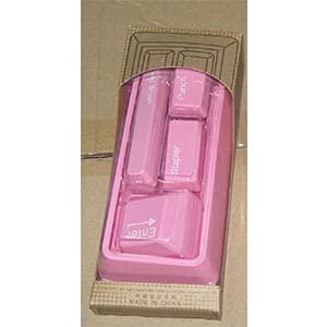 Büro-Schreibwaren-Set – Mini-4-in-1-Tastatur-Stil mit Clip-Halter, Locher, Hefter und Tastaturpinsel für effiziente Organisation am Arbeitsplatz von Generisch