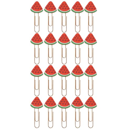 Büroklammern in Obstform, Büroklammern, Papierklammern, Wassermelonenform, dekorative Büroklammern, Büroklammern zum Organisieren von Dokumenten und Markieren von Seiten Büroklammern in Obstform, Büroklammern, Papierklammern, Wassermelonenform, dekorative Büroklammern, Büroklammern zum Organisieren von Dokumenten und Markieren von Seiten von Generisch