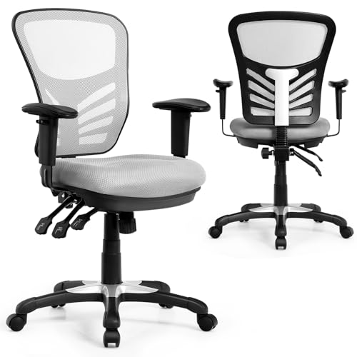 Bürostuhl aus Netzstoff, höhenverstellbar, Drehstuhl, Computer-Schreibtischstuhl, ergonomisch, mittlere Rückenlehne, Rollstuhl, Konferenzstuhl, Chefsessel für Home Office Bürostuhl aus Netzstoff, höhenverstellbar, Drehstuhl, Computer-Schreibtischstuhl, ergonomisch, mittlere Rückenlehne, Rollstuhl, Konferenzstuhl, Chefsessel für Home Office von Generisch