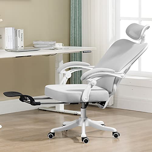 Bürostuhl mit hoher Rückenlehne, Netzstoff, mit Lendenwirbelstütze, ergonomischer Drehstuhl für Zuhause und Büro Bürostuhl mit hoher Rückenlehne, Netzstoff, mit Lendenwirbelstütze, ergonomischer Drehstuhl für Zuhause und Büro von Generisch
