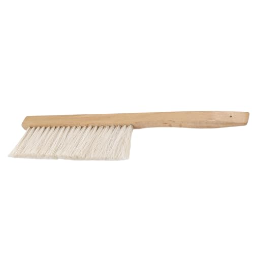 Bürste für Messer - Bürste für 39,9 × 7,6 × 1 cm für Messer, weiches Werkzeug zum Reinigen von Bienenstöcken mit Holzgriff, Ausrüstung für von Generisch