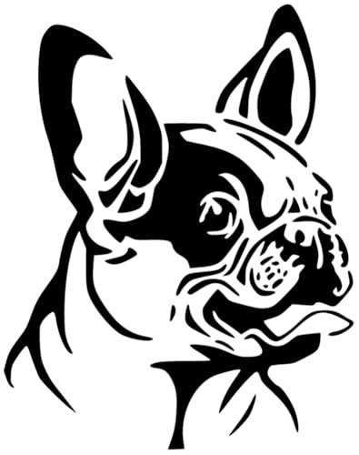 Bulldoggen-Schablone, A5-Größe von Generisch