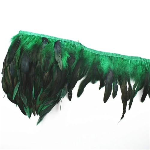 Buntes langes Feder-Fransenband auf Klebeband, 13–18 cm breit, ein nähbares Band zum Verzieren von Kleidung und Dekorationen Buntes langes Feder-Fransenband auf Klebeband, 13–18 cm breit, ein nähbares Band zum Verzieren von Kleidung und Dekorationen von Generisch