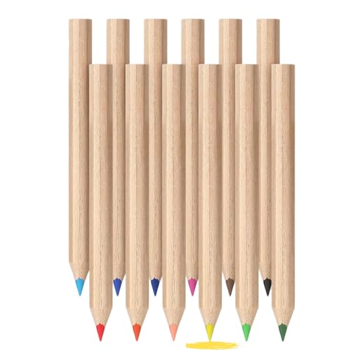 Buntstifte, 12-Farben-Bleistift-Set, glattes Malerlebnis, vielseitige Zeichen- und Bastelwerkzeuge für Vorschüler, Anfänger, Mädchen, Schüler, Kindergarten, Zuhause, Schule, Klassenzimmer Buntstifte, 12-Farben-Bleistift-Set, glattes Malerlebnis, vielseitige Zeichen- und Bastelwerkzeuge für Vorschüler, Anfänger, Mädchen, Schüler, Kindergarten, Zuhause, Schule, Klassenzimmer von Generisch