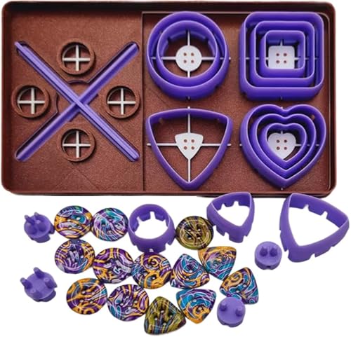 Buttons Toolkit Set - Create Perfectly Centered Buttons with Ease, Clay Buttons Making Toolkit Set, DIY Clothes Covered Buttons Maker Kit, Symmetrical Designs Buttons Toolkit Set - Create Perfectly Centered Buttons with Ease, Clay Buttons Making Toolkit Set, DIY Clothes Covered Buttons Maker Kit, Symmetrical Designs von Generisch