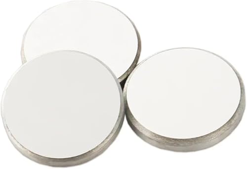 CO2-Laser-Silikonspiegel, vergoldete Si-reflektierende Gläser für Lasergravierer, 20 mm & 25 mm Durchmesser, 3-teiliges Set, Hochleistungs-reflektierende Spiegel für Präzisionsgravur von Generisch