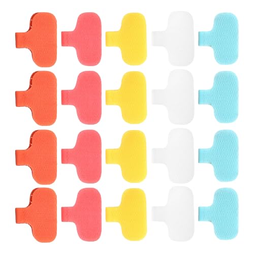 Cable Labels - Reusable Cable Cord Wire Labels | 20 pieces Cord Markers | Cables Identifier | Cable Tag Plug for Cable Management, Identification, Organization Cable Labels - Reusable Cable Cord Wire Labels | 20 pieces Cord Markers | Cables Identifier | Cable Tag Plug for Cable Management, Identification, Organization von Generisch