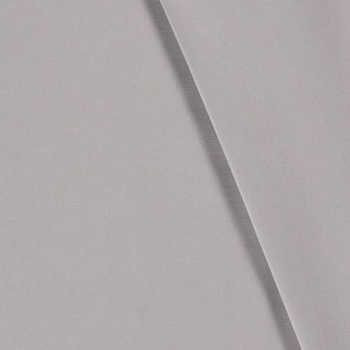 Canvas Stoff Meterware - stabile Baumwolle Uni, reißfester Taschenstoff - schwerer Baumwollstoff - Trachtenstoff - Panama *Ab 50cm, Farbe: 061 h.grau von Generisch