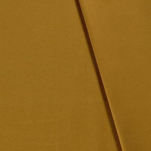 Canvas Stoff Meterware - stabile Baumwolle Uni, reißfester Taschenstoff - schwerer Baumwollstoff - Trachtenstoff - Panama *Ab 50cm, Farbe: 137 ocker Canvas Stoff Meterware - stabile Baumwolle Uni, reißfester Taschenstoff - schwerer Baumwollstoff - Trachtenstoff - Panama *Ab 50cm, Farbe: 137 ocker von Generisch