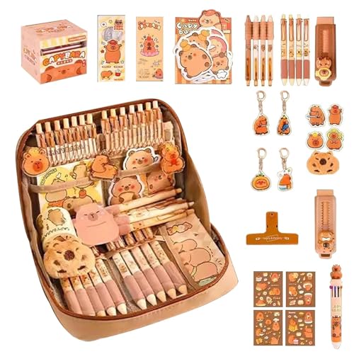 Capybara Bleistifte, Capybara Haftnotizen, 12 Fächer, breite Öffnung, Taschenzubehör, Zubehör, Etui-Dekorationen für Frauen, Mädchen, Kinder, Geburtstag, Abschlussfeier Capybara Bleistifte, Capybara Haftnotizen, 12 Fächer, breite Öffnung, Taschenzubehör, Zubehör, Etui-Dekorationen für Frauen, Mädchen, Kinder, Geburtstag, Abschlussfeier von Generisch