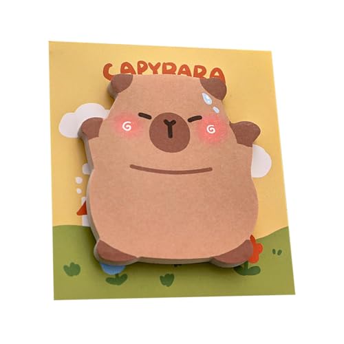 Capybara Haftnotizen | Cartoon Capybara Haftnotizblöcke | Tier-Schreib-Memo-Seiten | Helle löschbare Notizblöcke Vielseitige Memo-Seiten für Zuhause, Büro, Studium, Arbeit, Schule Capybara Haftnotizen | Cartoon Capybara Haftnotizblöcke | Tier-Schreib-Memo-Seiten | Helle löschbare Notizblöcke Vielseitige Memo-Seiten für Zuhause, Büro, Studium, Arbeit, Schule von Generisch