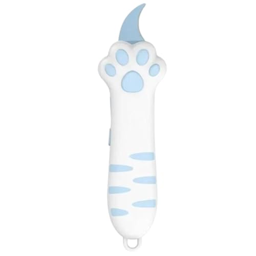 Cat Box Paper Cutter Edelstahl Einziehbarer Boxschneider 14.3x3.9x2.2cm Katzenpfote Offenes Werkzeug Multifunktionale Tragbares Cat Paw Box Opener Für Kartons Pappe Wrap Riemen Papiere von Generisch