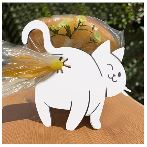 Cat Butt Brot-Clip, Katzenbrotbeutel-Krawatte, luftdicht, wiederverwendbare Lebensmittel-Clips für Brot, Snackbeutel, Beutel-Versiegeler, niedliches Tierzubehör, Küchenbedarf, für Brot- und Cat Butt Brot-Clip, Katzenbrotbeutel-Krawatte, luftdicht, wiederverwendbare Lebensmittel-Clips für Brot, Snackbeutel, Beutel-Versiegeler, niedliches Tierzubehör, Küchenbedarf, für Brot- und von Generisch