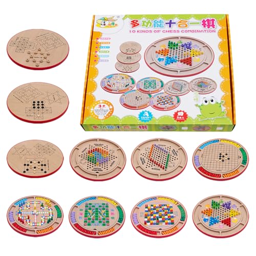 Checkers and Chess Brettspiel, Checkers Schachbrettspiel Set - Multifunktionales Schachspiel Set,Interaktive Kinder Spielen Set für Kinder Mädchen Frauen Männer Männer Checkers and Chess Brettspiel, Checkers Schachbrettspiel Set - Multifunktionales Schachspiel Set,Interaktive Kinder Spielen Set für Kinder Mädchen Frauen Männer Männer von Generisch