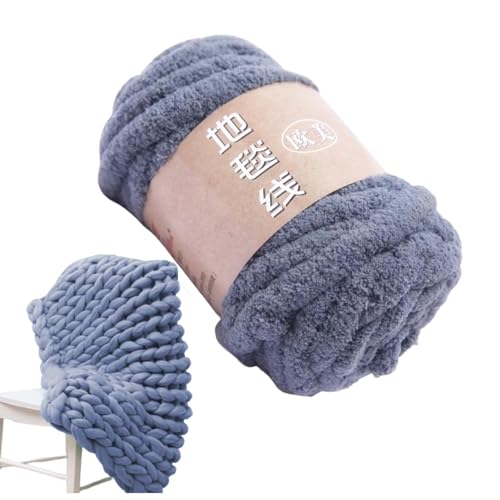 Chenille Wolle Zum Häkeln, 250g Chunky Wolle Chenille Garn, Strick & Häkelgarn Garn Flauschiges, Weiches Für Mützen, Schuhe Handschuhe,Decken von Generisch