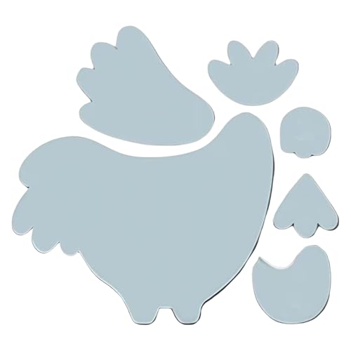 Chicken Templates, Acrylic Chicken Sewing Stencil, Hand Sewing Pattern, Beginner Friendly Craft Accessories, Ideal for Women, Family Activities, and Party Fun, 12 inches Chicken Templates, Acrylic Chicken Sewing Stencil, Hand Sewing Pattern, Beginner Friendly Craft Accessories, Ideal for Women, Family Activities, and Party Fun, 12 inches von Generisch